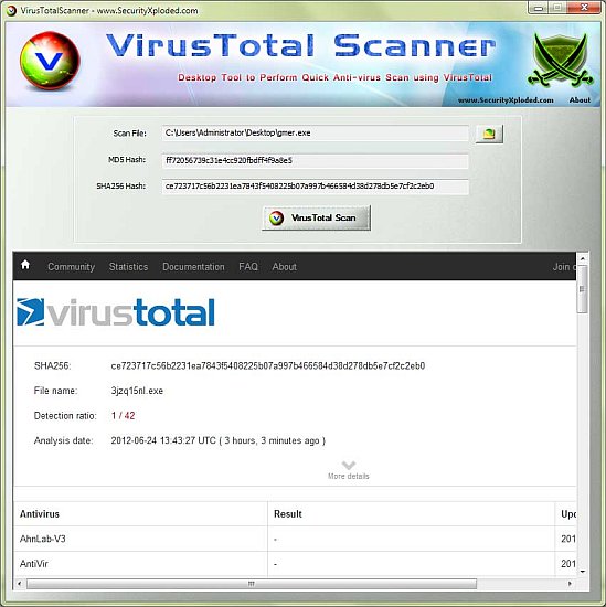 virustotal-scanner